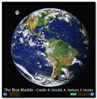 The Big Blue Marble Earth